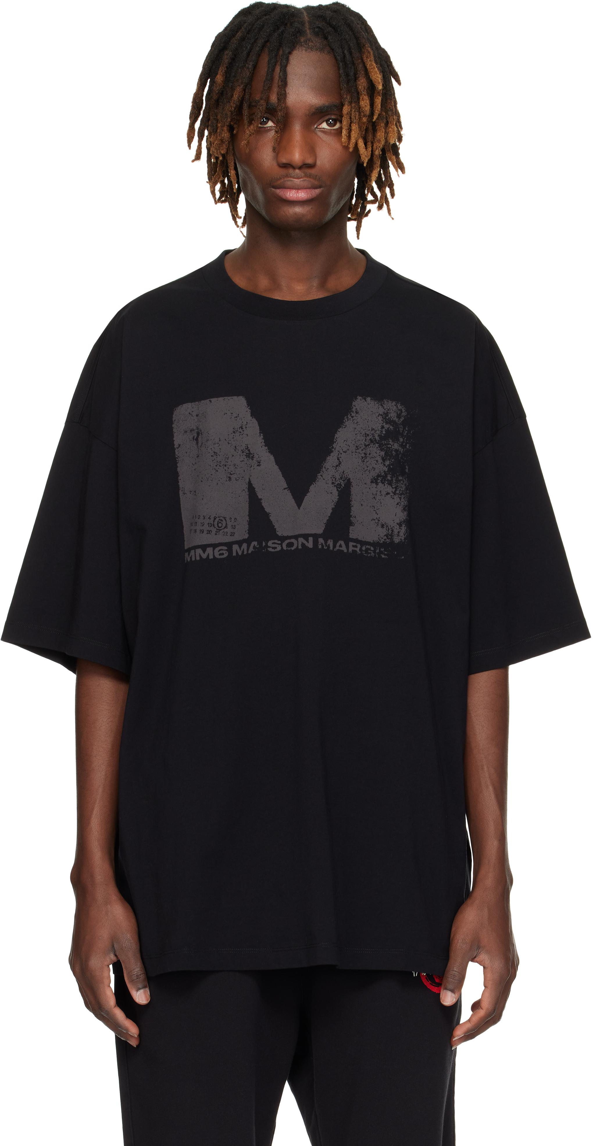 

6 aison argiela Футболка с рисунком MM6 Maison Margiela