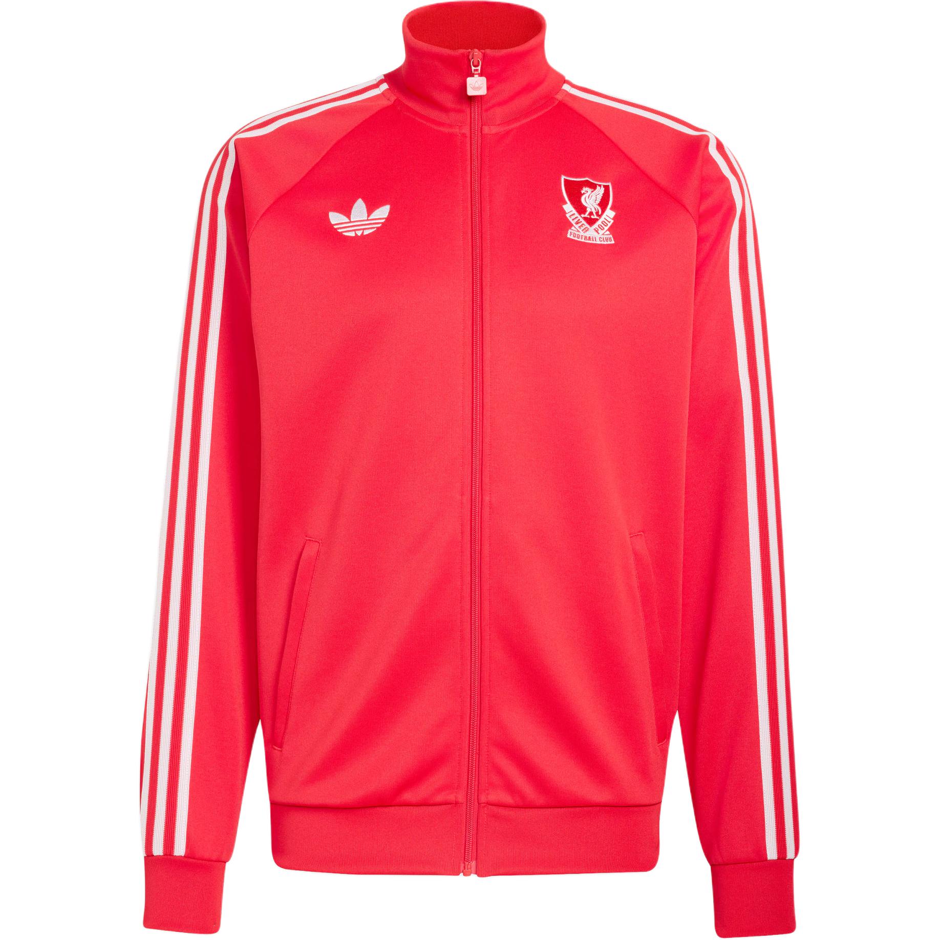 

Топ TRACK курка Liverpool FC мужская Adidas Originals, pure gemstone красный