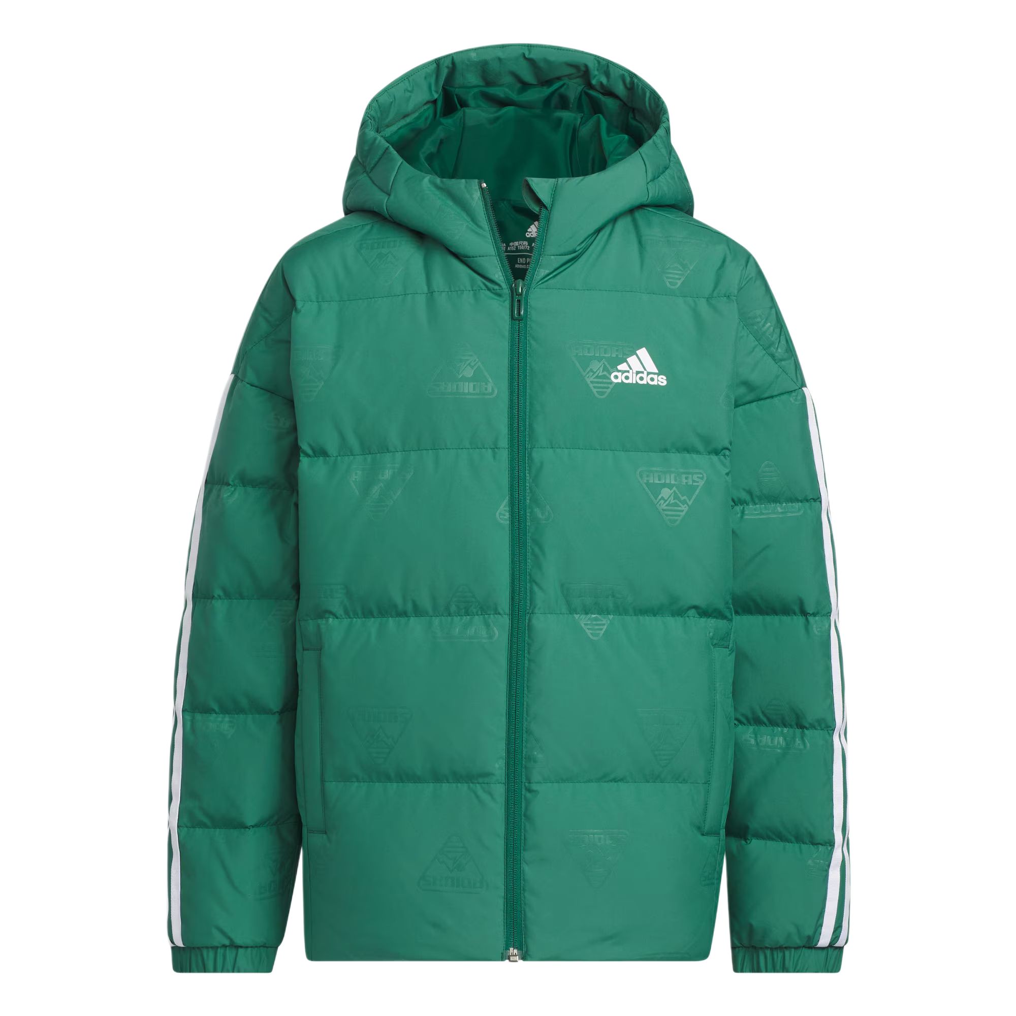 

Пуховик детский Adidas, зеленый