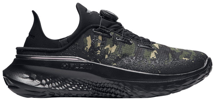 

Кроссовки Under Armour SlipSpeed Mega 'Camo Pack - Black Castlerock', черный