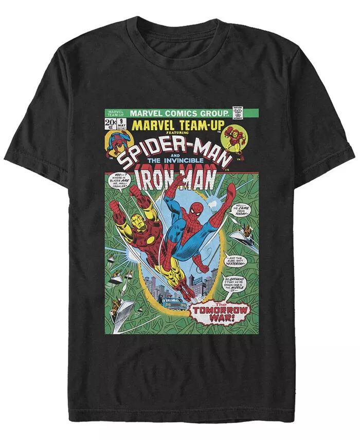 

Футболка мужская Team Spidey Iron Man с коротким рукавом Fifth Sun, черный