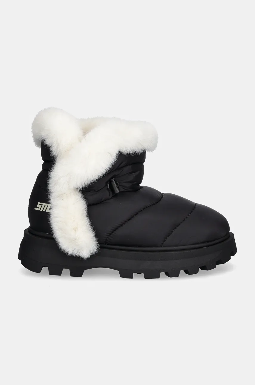 Зимние ботинки женские Steve Madden Frostee стеганые с мехом, черный — фото 3
