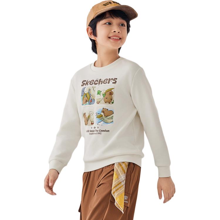 

Унисекс свитшот Skechers, белый