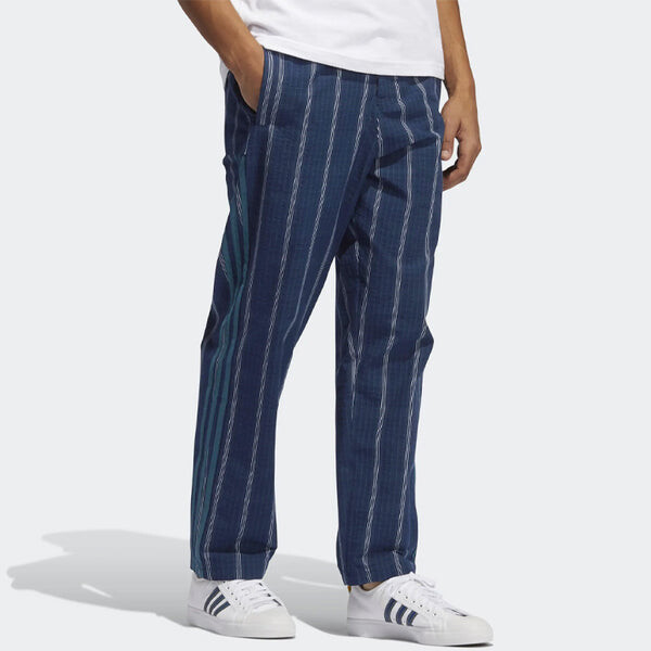 Спортивные штаны adidas originals Mw Tp Contrasting Colors Straight Sports Pants Navy Blue, синий — фото 4