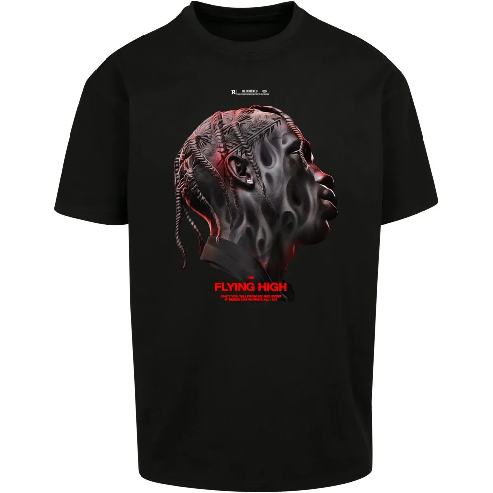 

Футболка с коротким рукавом Mister Tee Flying High Oversize, черный