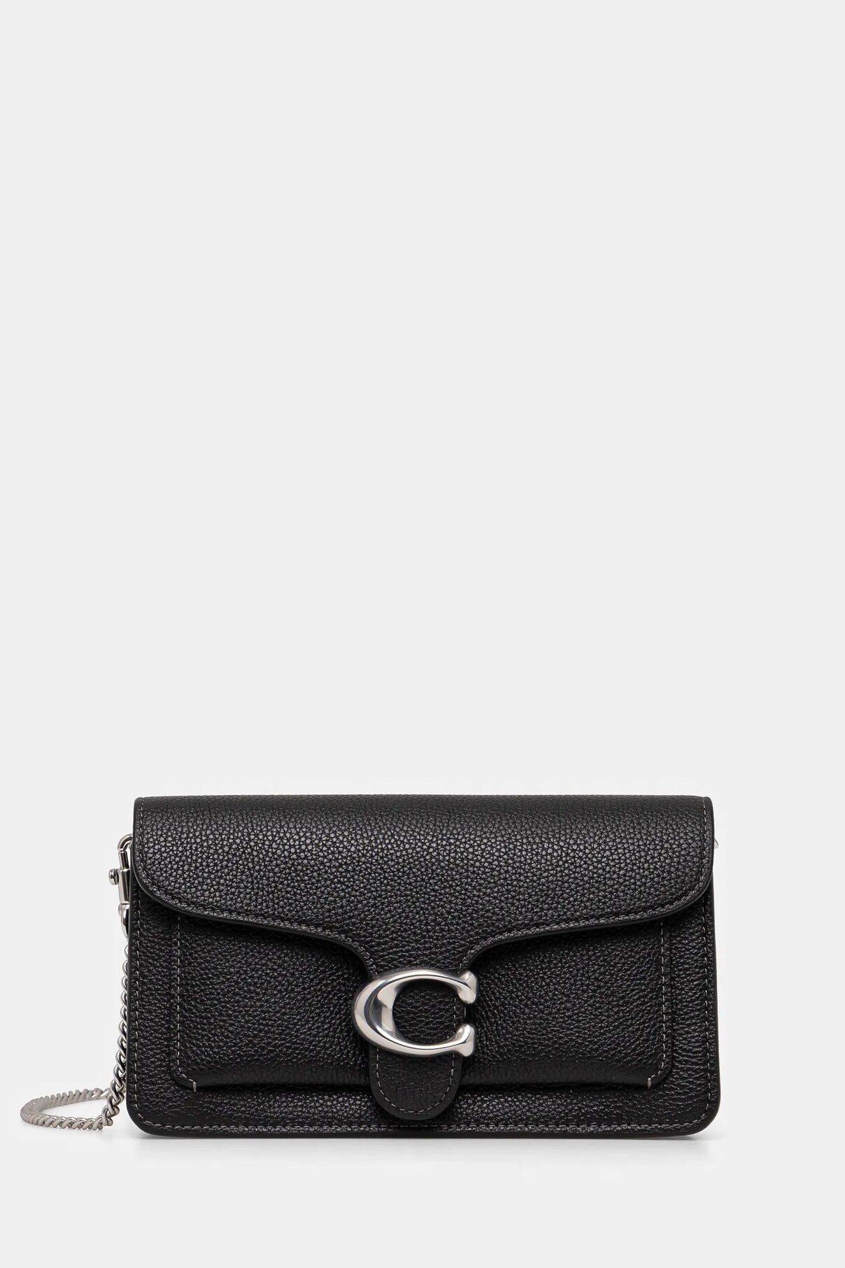 

Сумка Leather Tabby Coach, черный