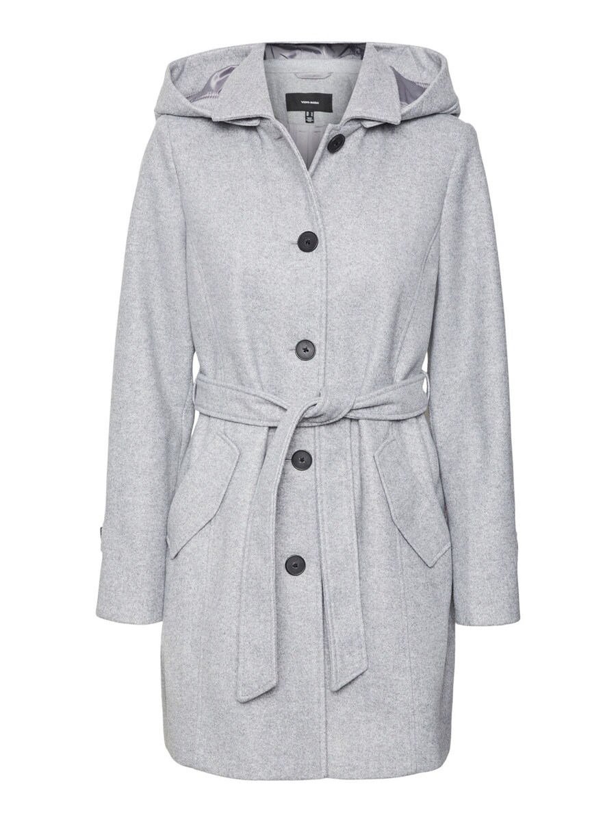 

Короткое пальто VERO MODA Between-Seasons Coat VINCECHELSEA, пятнистый серый