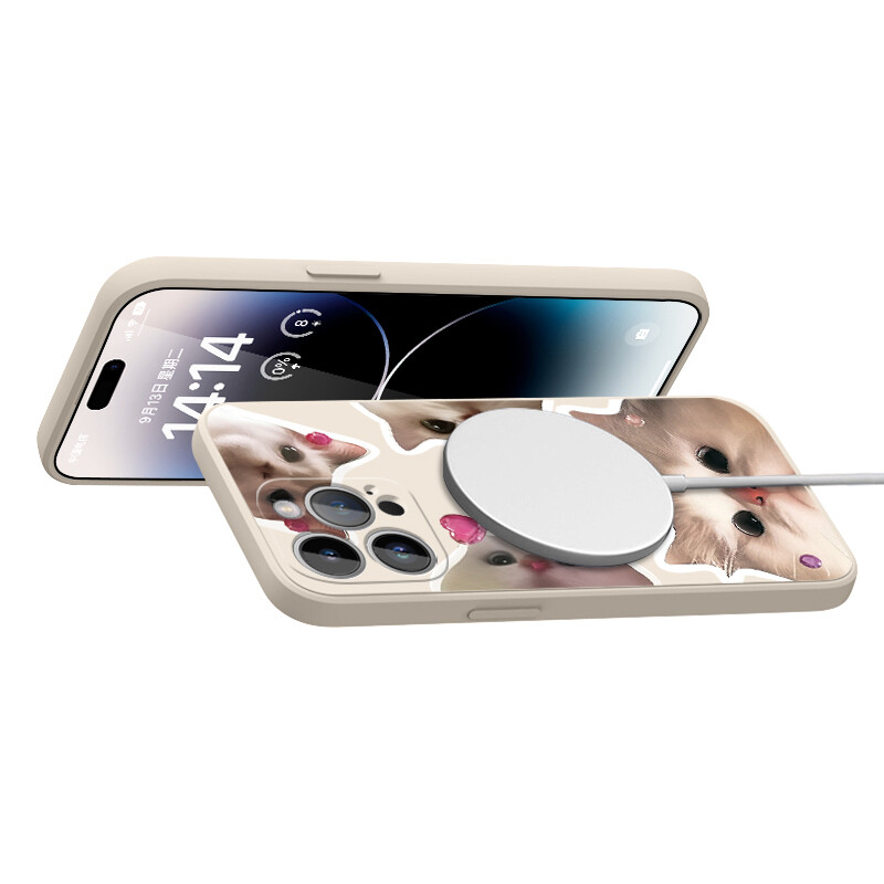 

Чехол для телефона с камнями Stones, Magnetic antique white-DWSTSMF310
