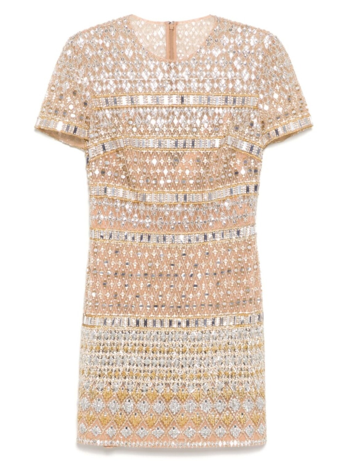 

Elie Saab платье с вышивкой бисером, коричневый