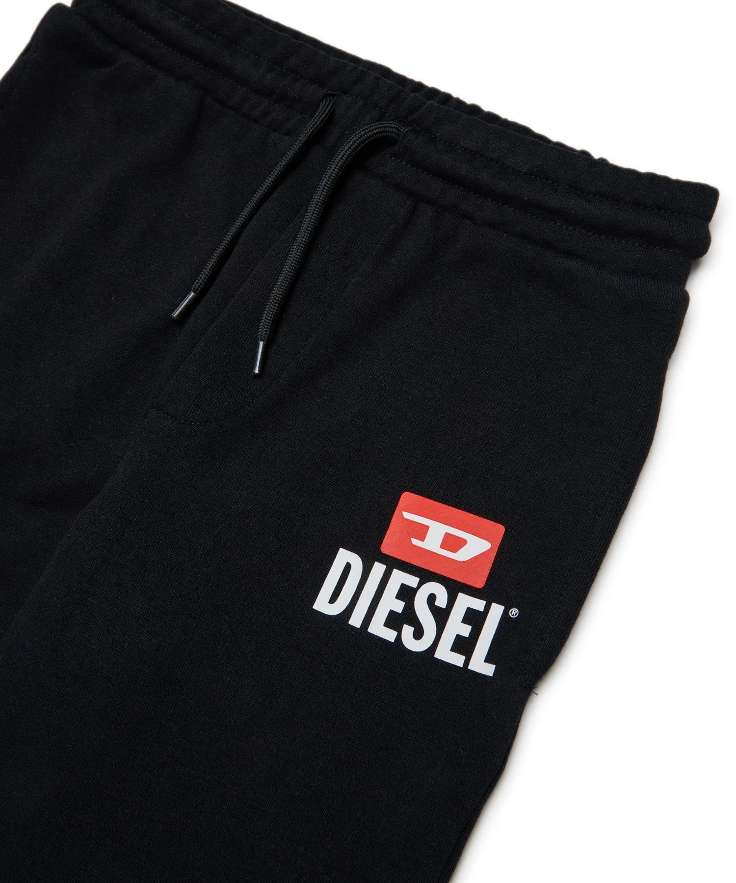 Унисекс хлопковые спортивные брюки с логотипом DIESEL KIDS синие — фото 3