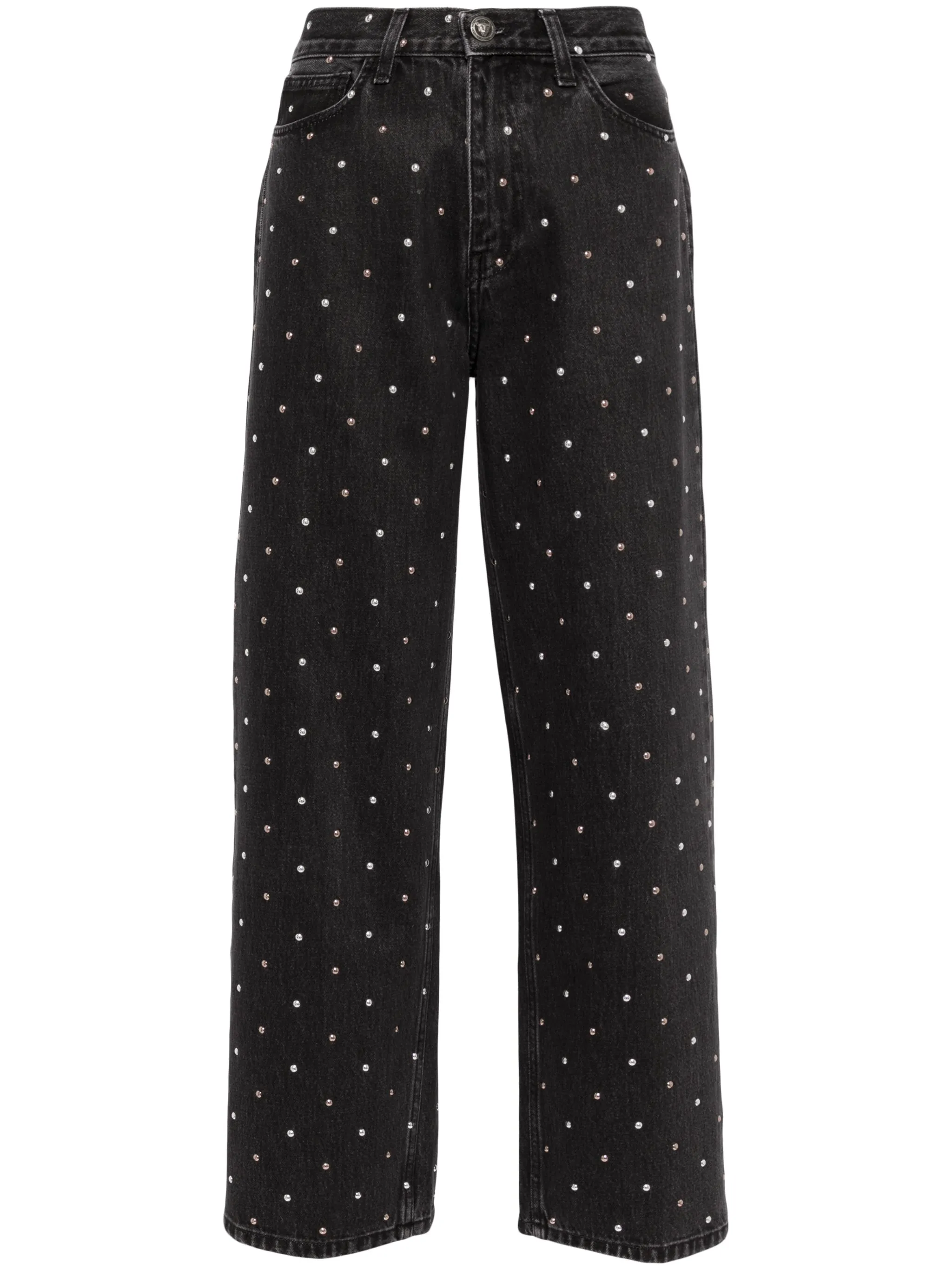 

Джинсы бойфренды с заклепками Hayley Menzies, черный