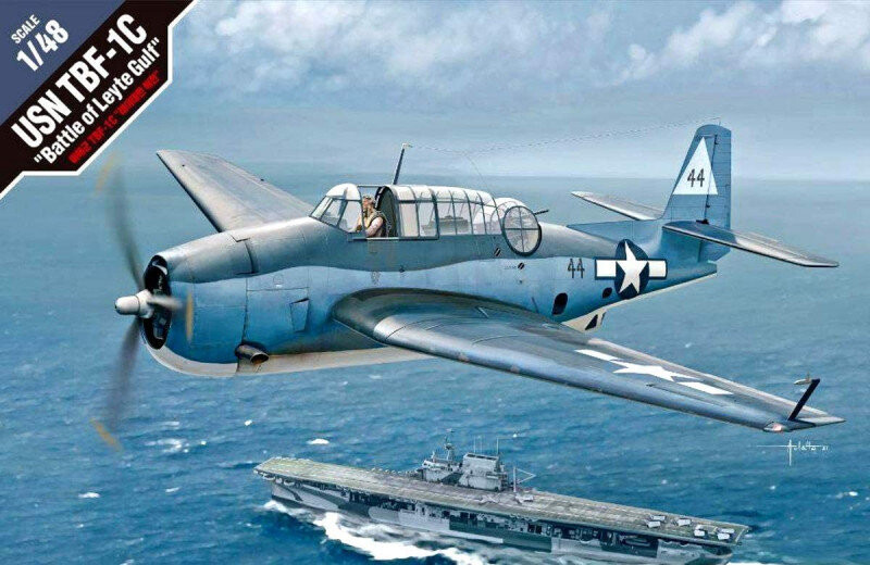 

Комплект модели USN TBF-1C Battle e of Leyte Gulf 1/48 Academy