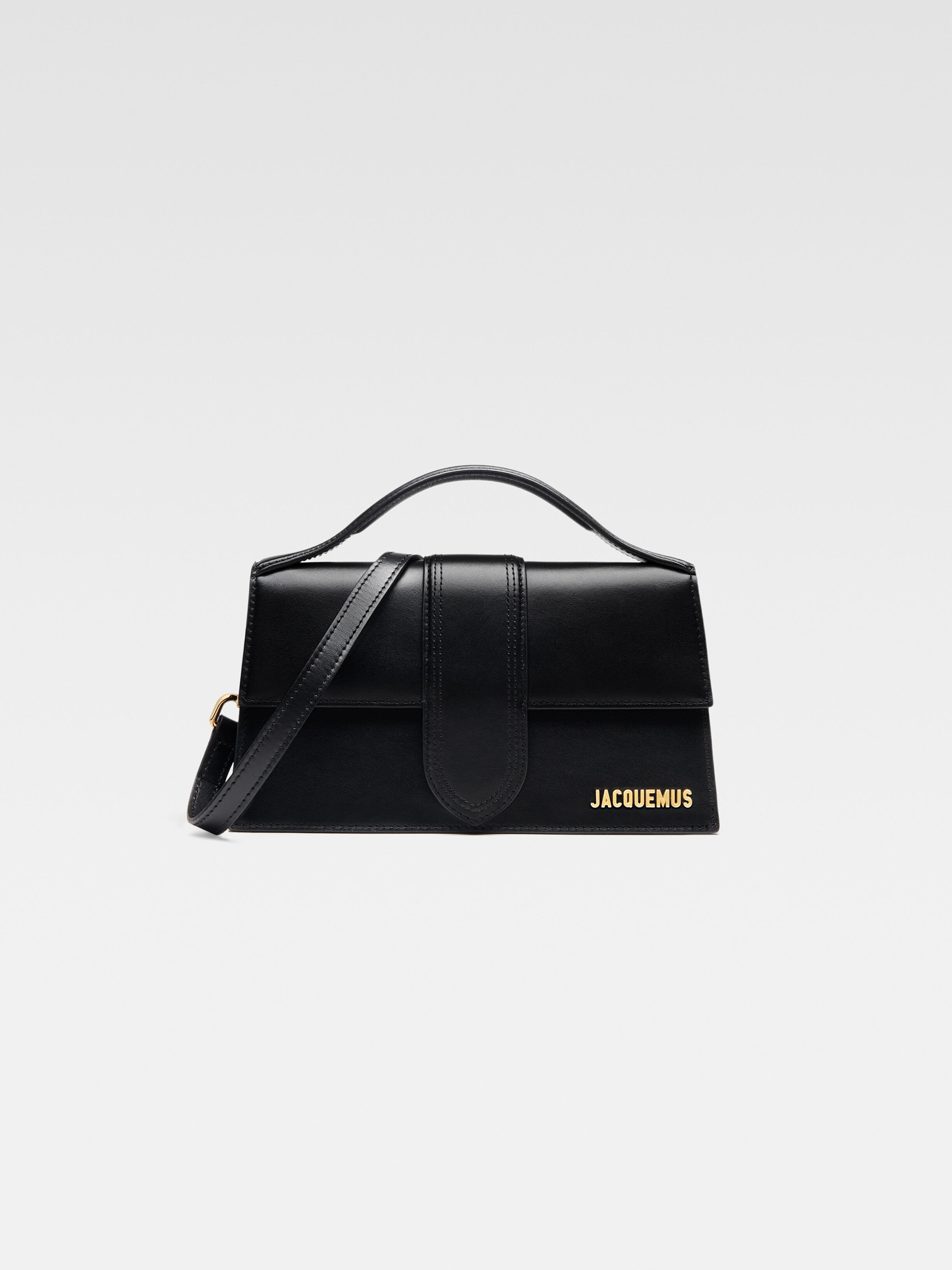 

Сумка с регулируемым ремнем через плечо JACQUEMUS The large Bambino, черный