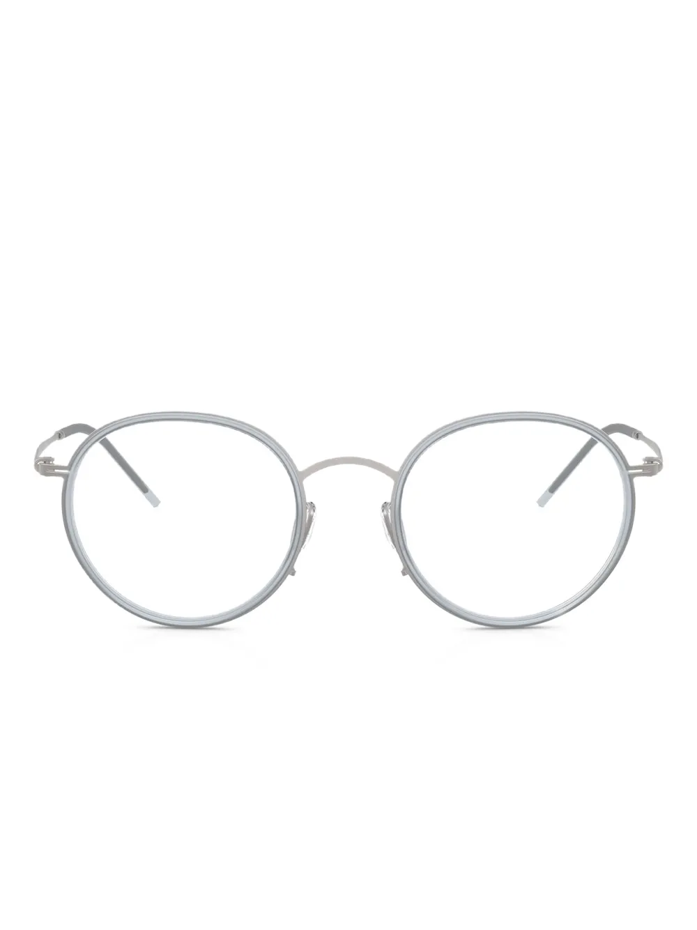 

Очки в круглой оправе GIORGIO ARMANI, серебяный