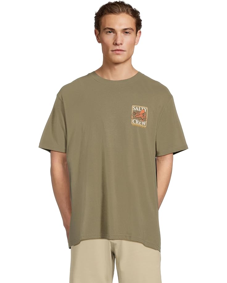 

Футболка Salty Crew Ink Slinger Classic Tee, цвет Dusty Olive
