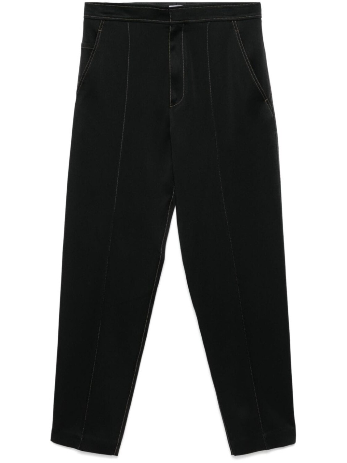 

Атласные брюки Brunello Cucinelli, черный