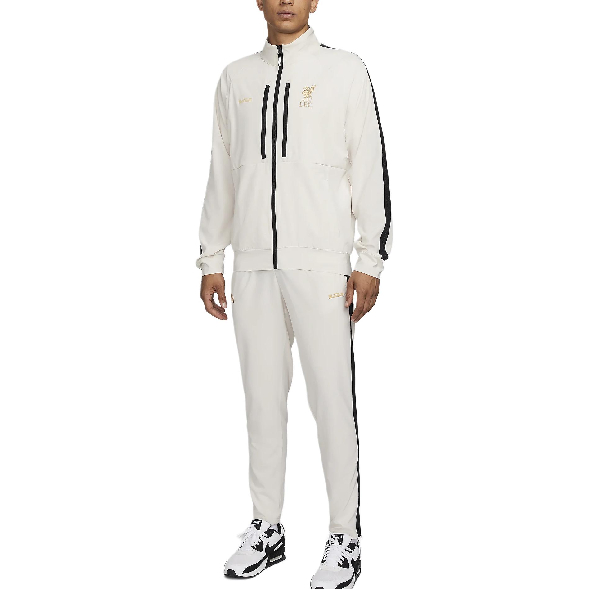 Спортивный комплект LeBron X Liverpool Fc Men's Dri FIT Basketball Tracksuit Nike, белый — фото 3