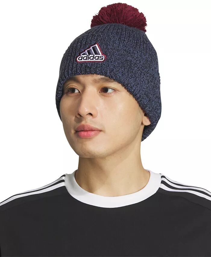 

Мужская шапка-бини с помпоном и логотипом Recon 4 Ballie adidas, синий
