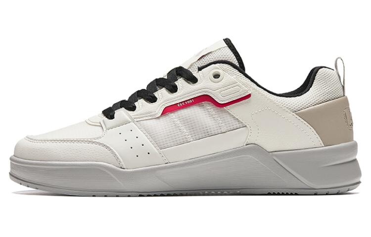 

Кроссовки ANTA Rubber Bullet Skateboarding Shoes Men Low-top Beige/gray/red, бежевый/серый/красный