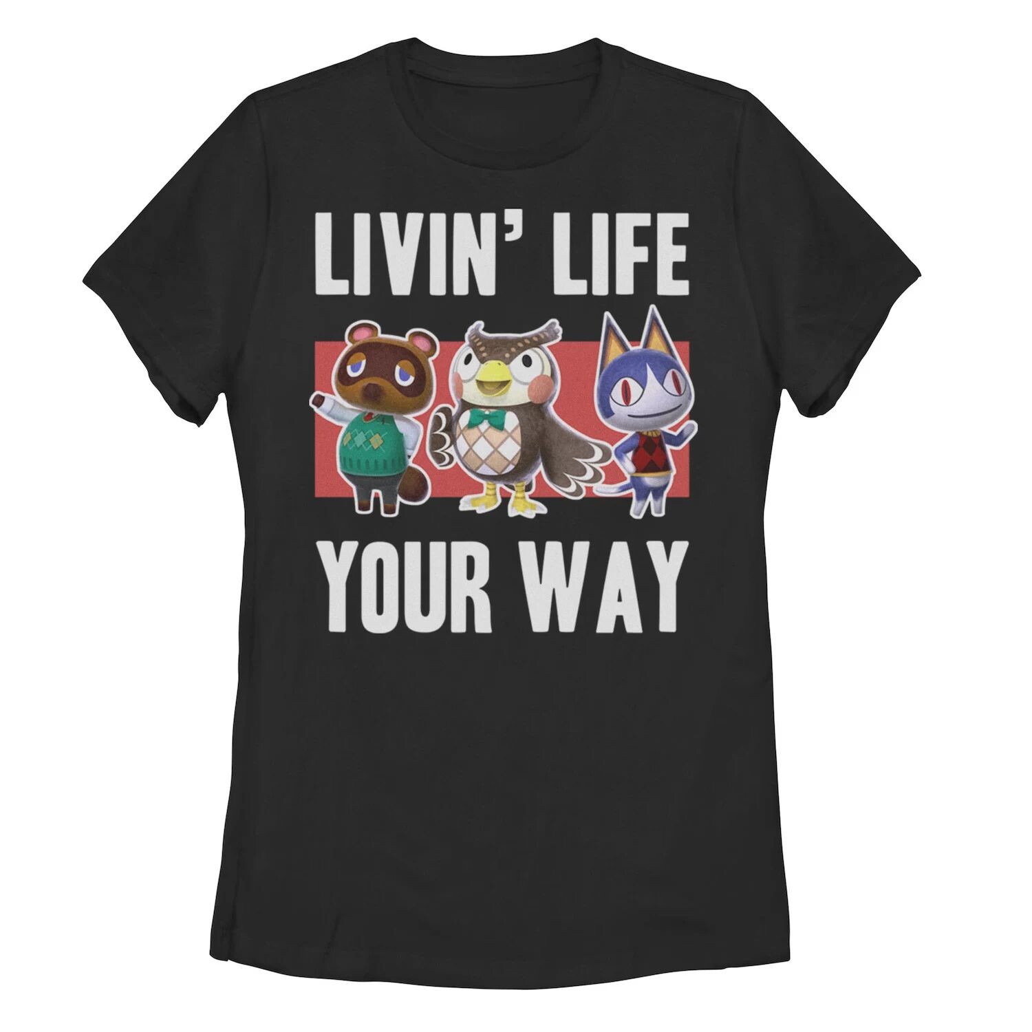 

Детская футболка Nintendo Animal Crossing Living Life Your Way Licensed Character