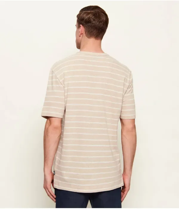 Футболка H-Taut 235 regular fit Boss, бежевый — фото 3