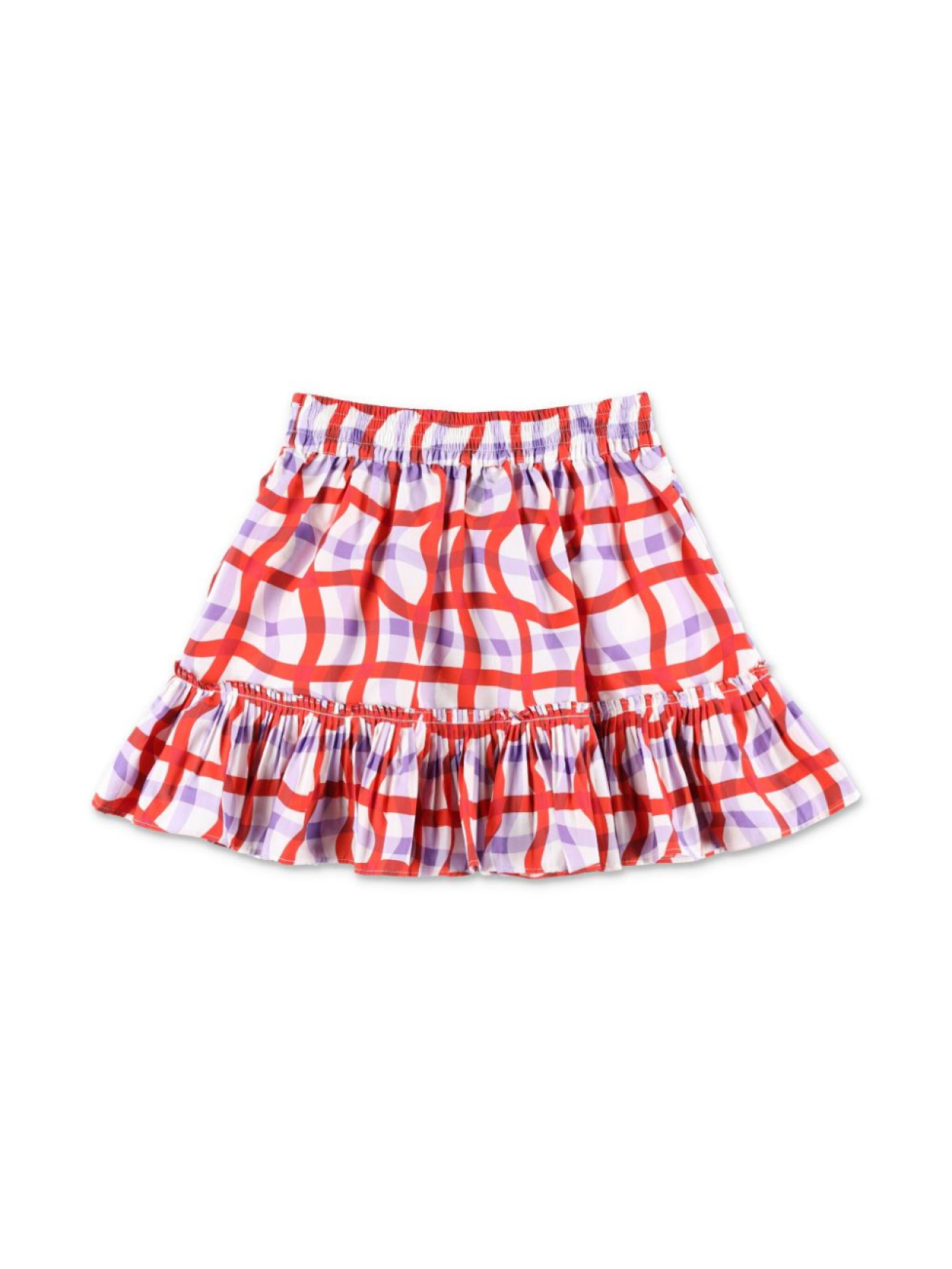 Stella McCartney Kids юбка с графичным принтом, красный — фото 2