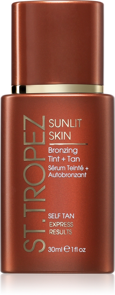 

Бронзирующий тон для загара, загорающий на солнце + крем-автозагар для лица St.Tropez, 1 шт