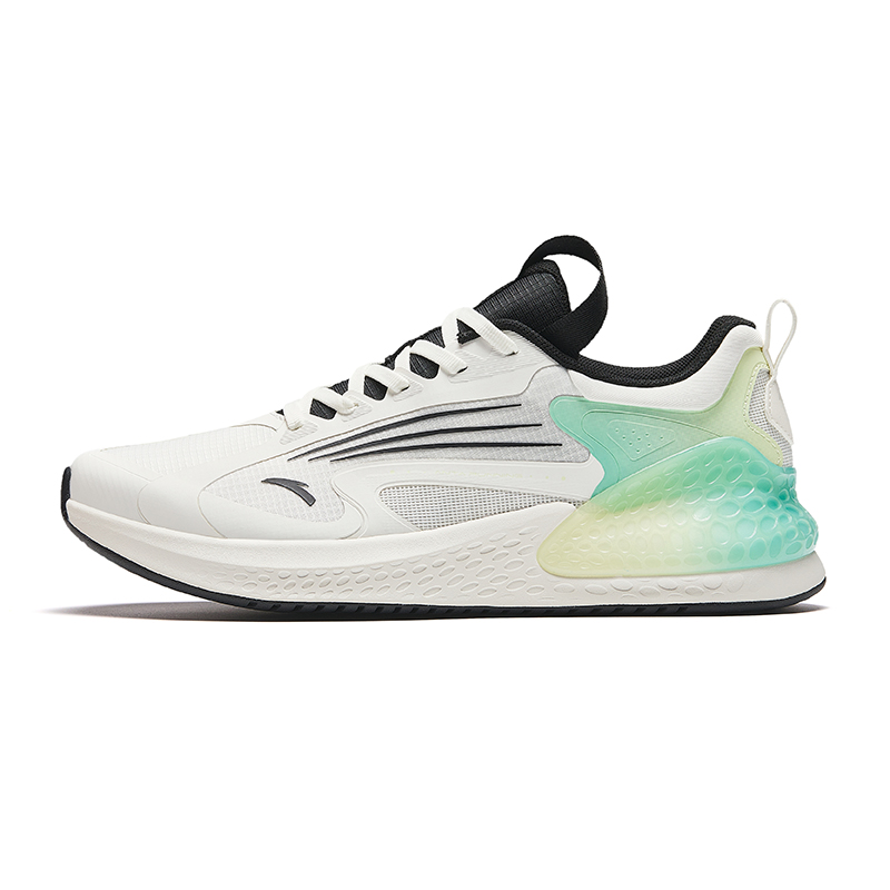 

Anta Running Collection Амортизирующие Противоскользящие Износостойкие Дышащие Низкие Беговые Кроссовки Мужские Basic Black, Ivory White/Basic Black-9