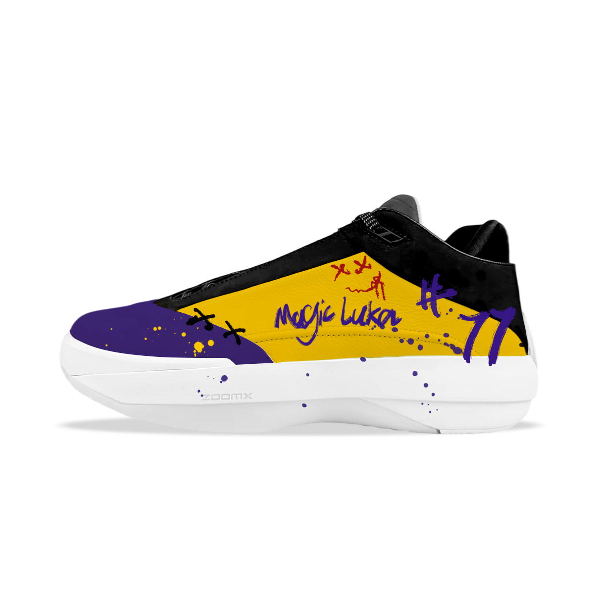 

Air 40 устойчивые к истиранию баскетбольные кроссовки low top мужские Jordan, фиолетовый желтый