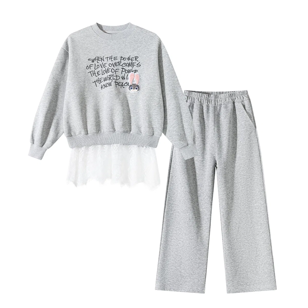Детский спортивный костюм Disney Casual Sportswear Moderate, Heather Gray