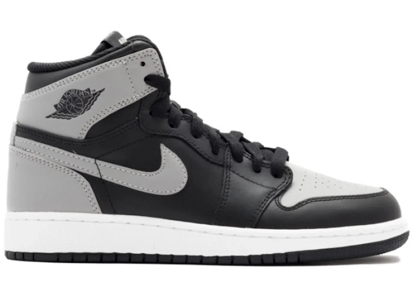 Детские кроссовки Lifestyle с принтом Jordan 1 Retro Jordan, Black/Soft Grey
