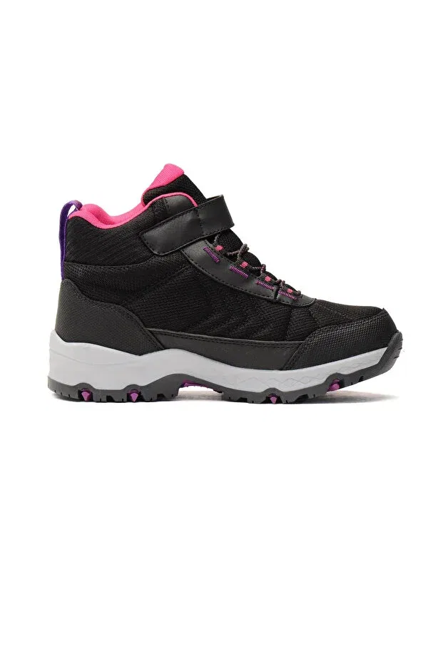 Детские ботинки для девочек из искусственной кожи Hummel, Black — фото 3