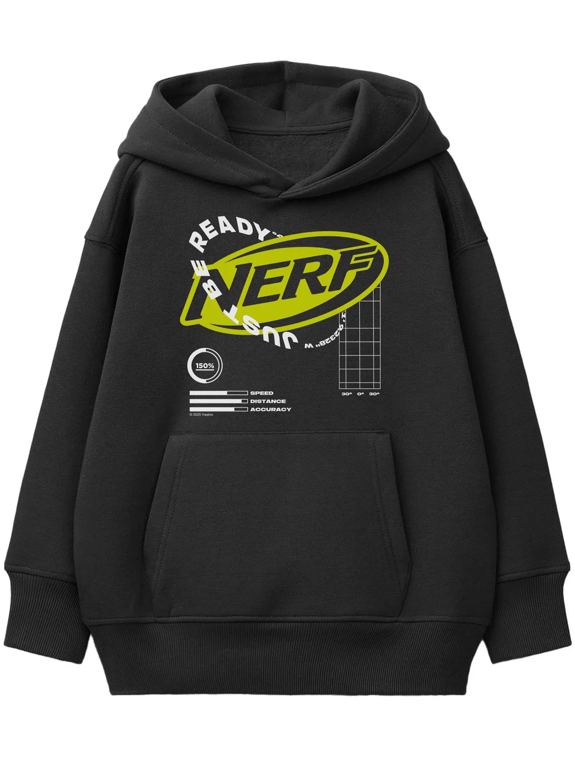Худи Rags & Rascals Hasbro Nerf Ready, черный — фото 2