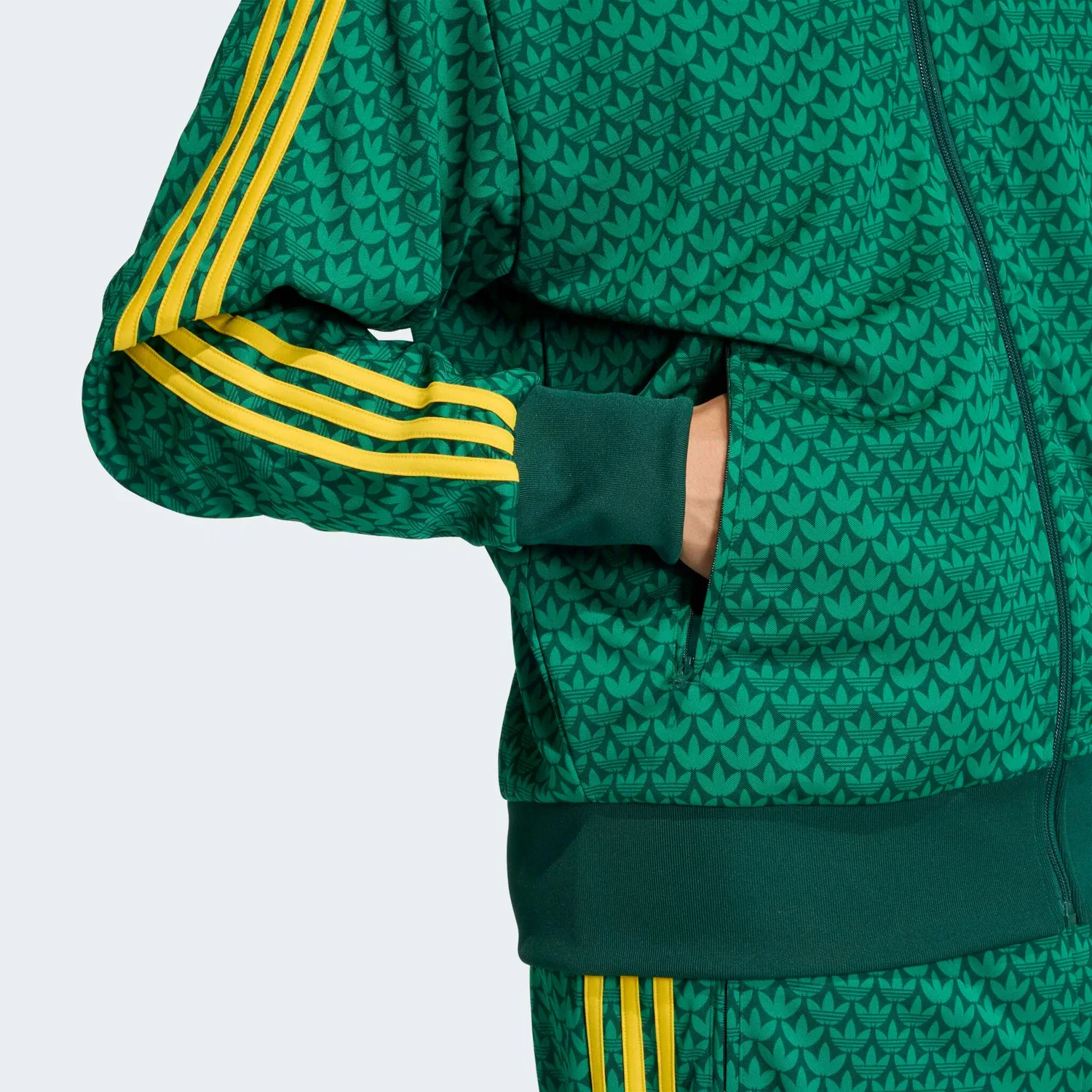 Мужская тренировочная куртка Firebird Adidas Originals, Collegiate Green — фото 4