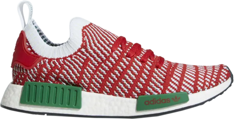 

Кроссовки Adidas NMD_R1 STLT Primeknit 'Christmas', красный