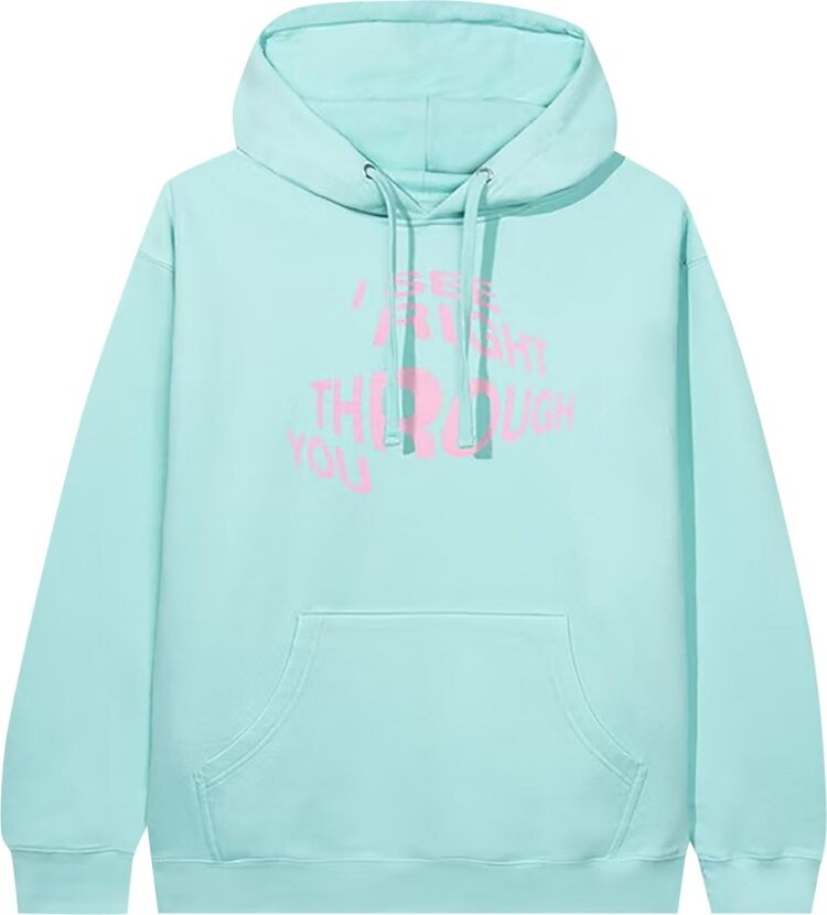 

Худи Anti Social Social Club Crystal Clear Hoodie 'Mint', зеленый