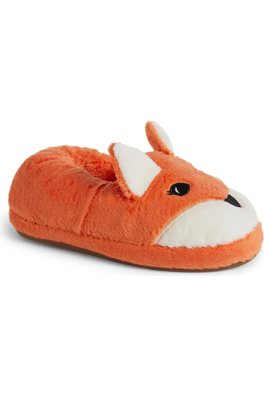 Детские тапочки слипоны с зверушками Emery Dearfoams, Orange Spice