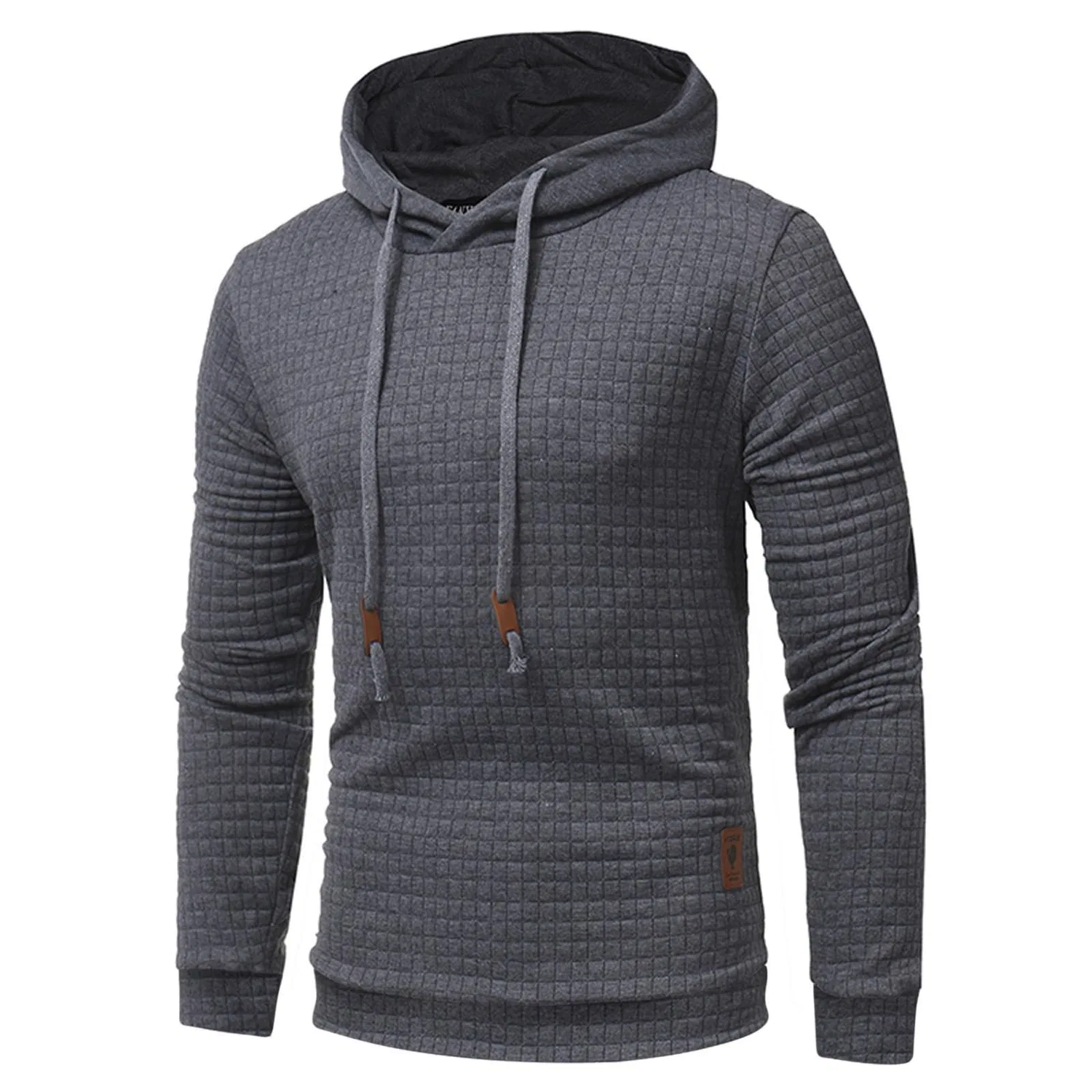 Мужской худи с длинным рукавом, W2dark Gray