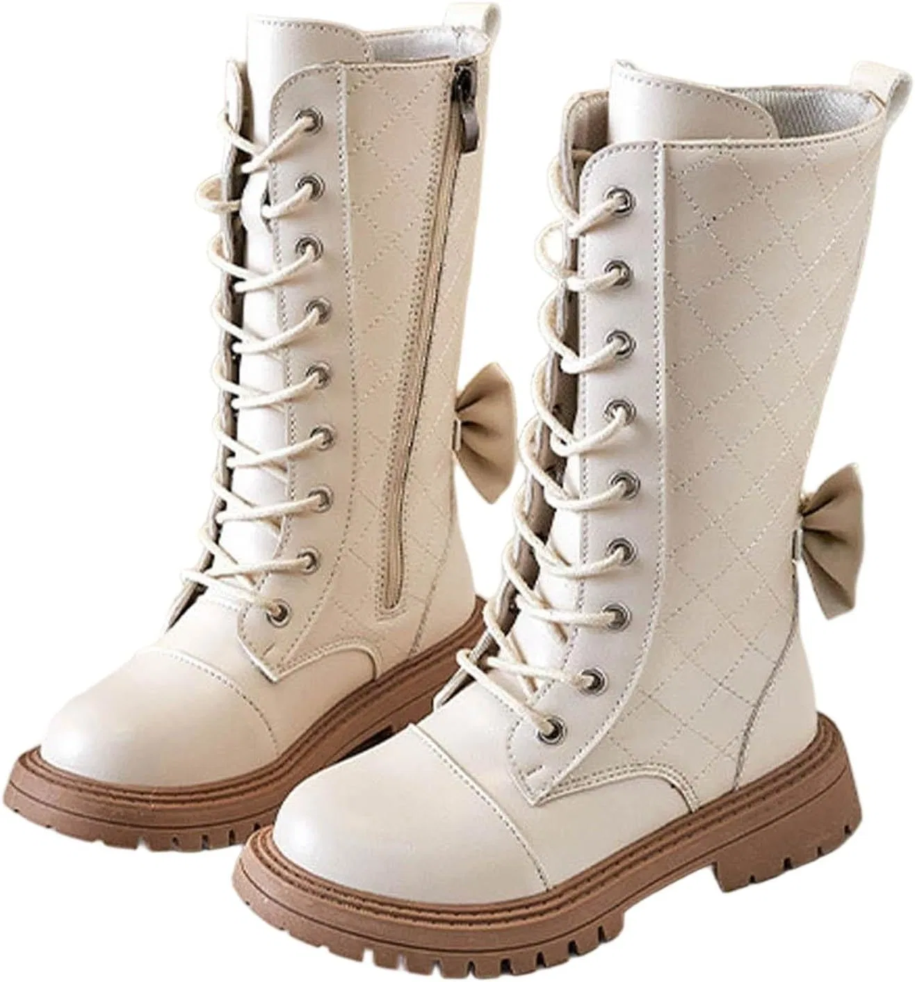 Детские ботинки для девочек с принтом Ctreela, Beige