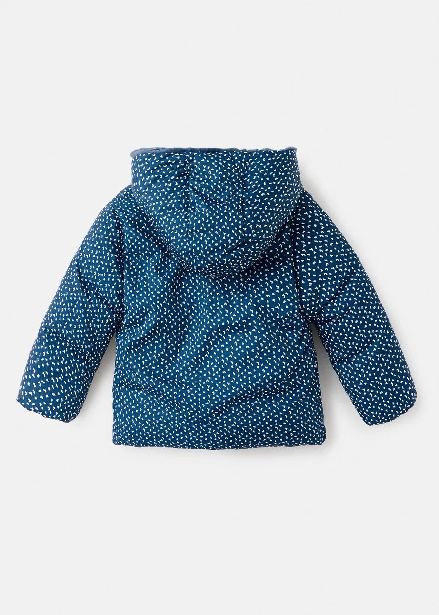 Детская куртка MANGO KIDS "KORA" межсезонья синего цвета — фото 2