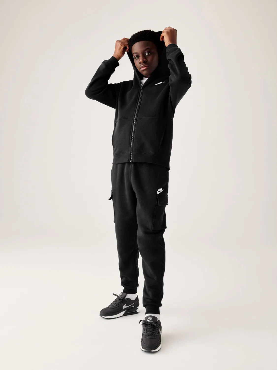 Джоггеры карго Club Fleece Nike, черный — фото 3