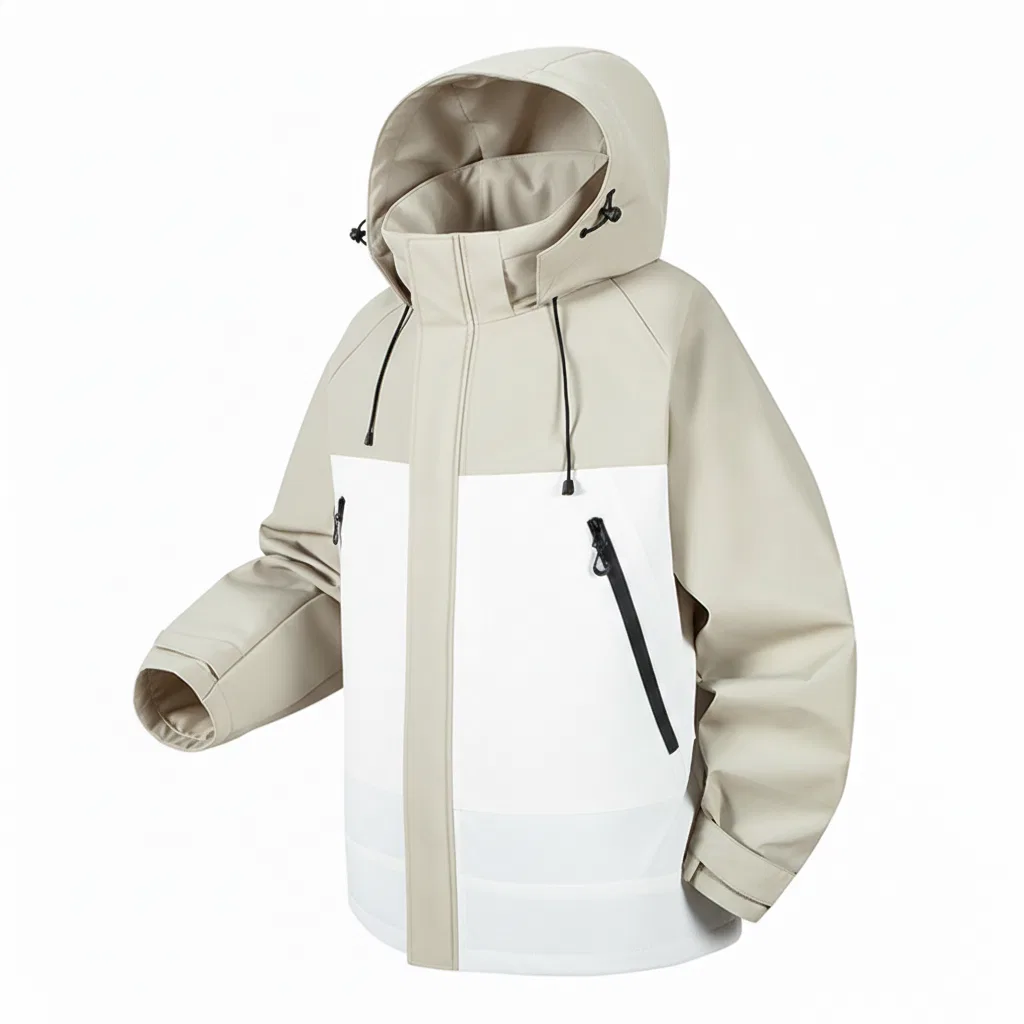 Детская куртка ветрозащитная Red bean, Linen Gray