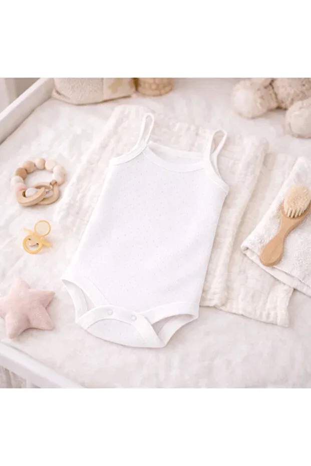 Детское боди без рукавов 5-предметный набор Novibaby, White3 — фото 3