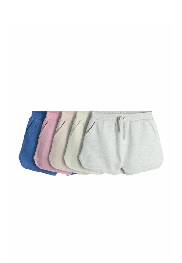 Шорты хлопок 5 pack - shorts, The Set, Pink, White, Grey, белый/синий/розовый/серый