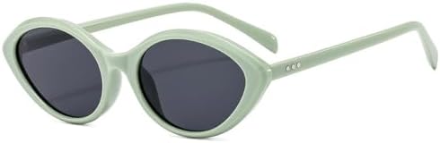 

Модные маленькие солнцезащитные очки «кошачий глаз» для женщин, модные градиентные солнцезащитные очки UV400, винтажные солнцезащитные очки для мужчин MTZJH, Green Gray