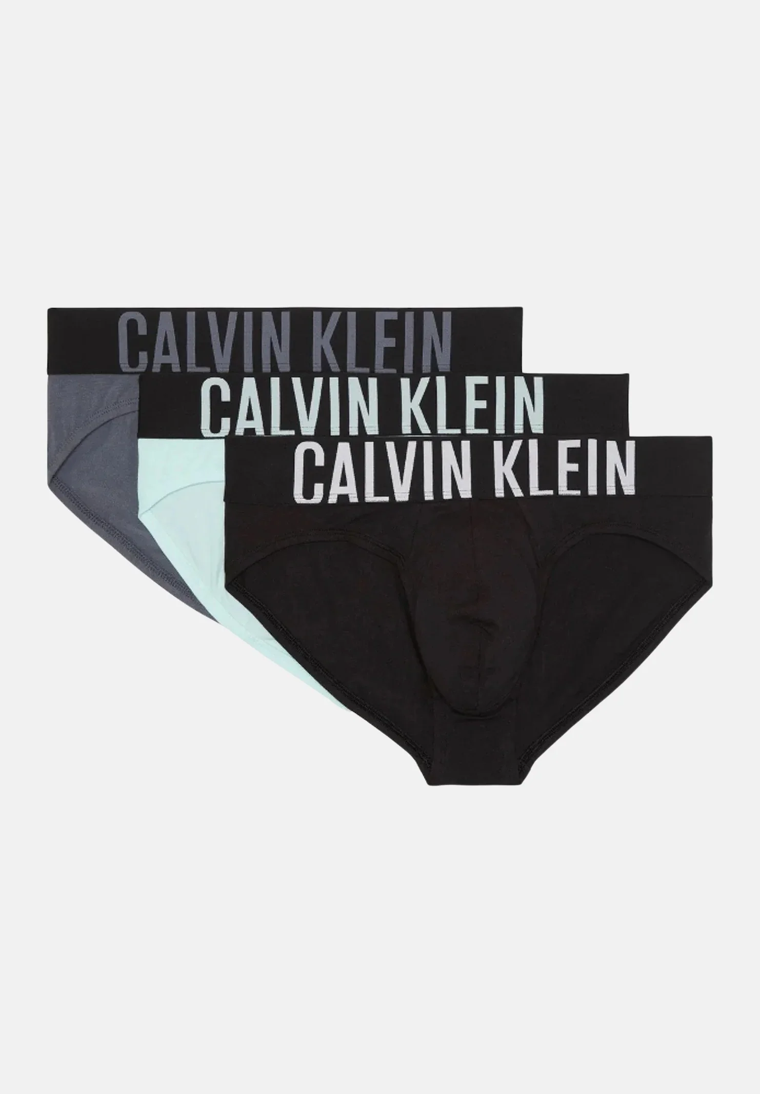 Комплект трусов-слипов Calvin Klein Intense Power 3 шт., мультиколор