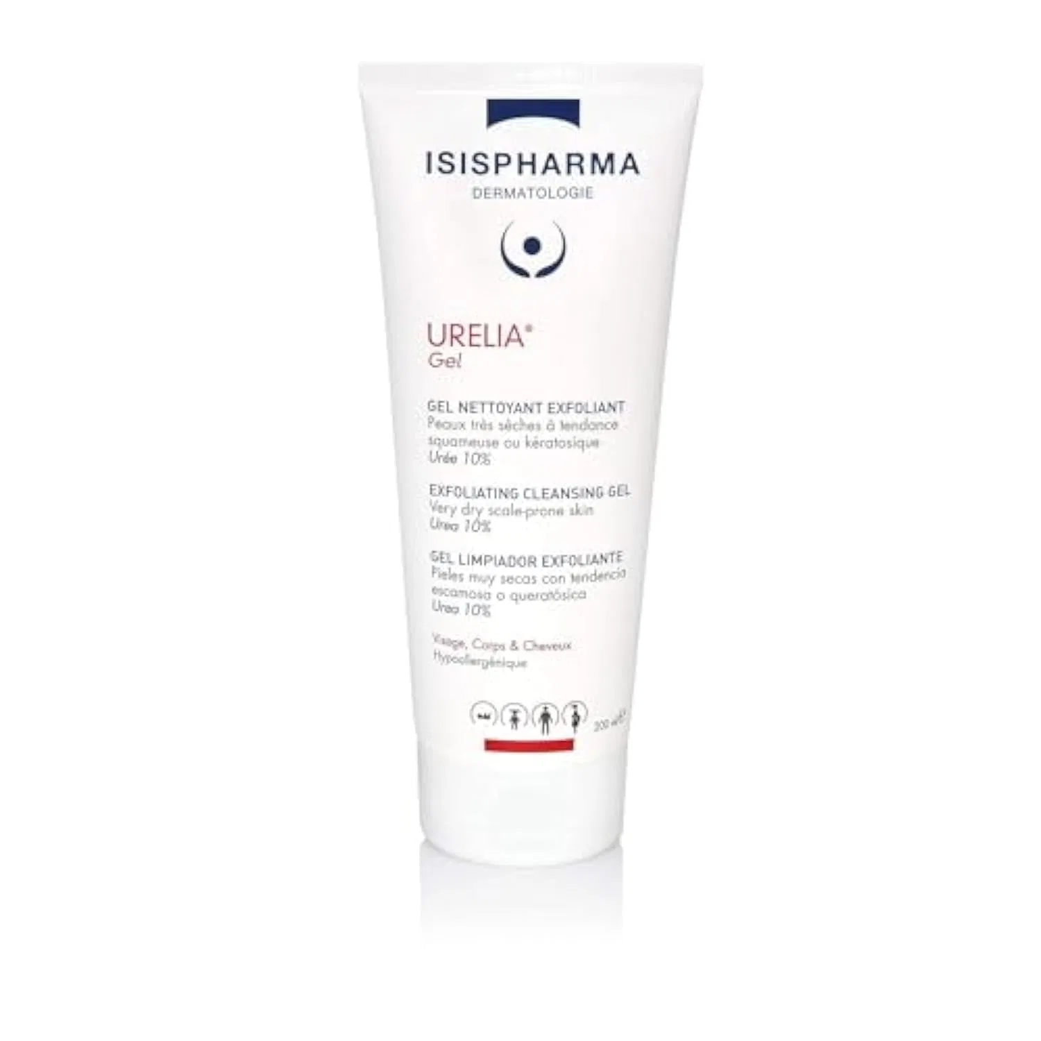 Гель для душа Urelia, IsisPharma, 200 мл, Transparent