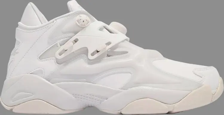 

Лимитированные кроссовки pump court 'white ivory' Reebok, белый