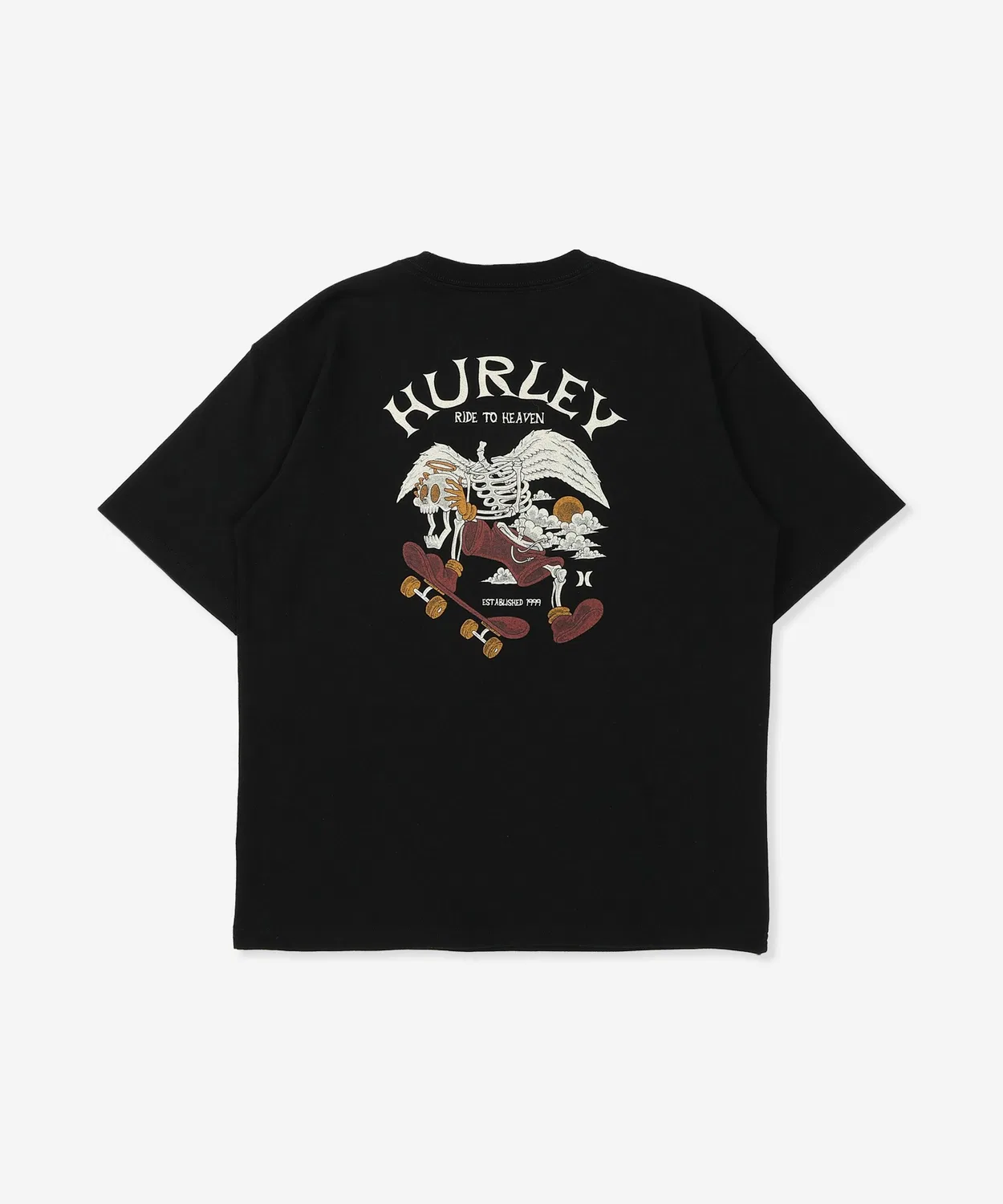 Детская футболка с принтом FROM H TO H OVERSIZED SHORTSLEEVE TEE Hurley, Black