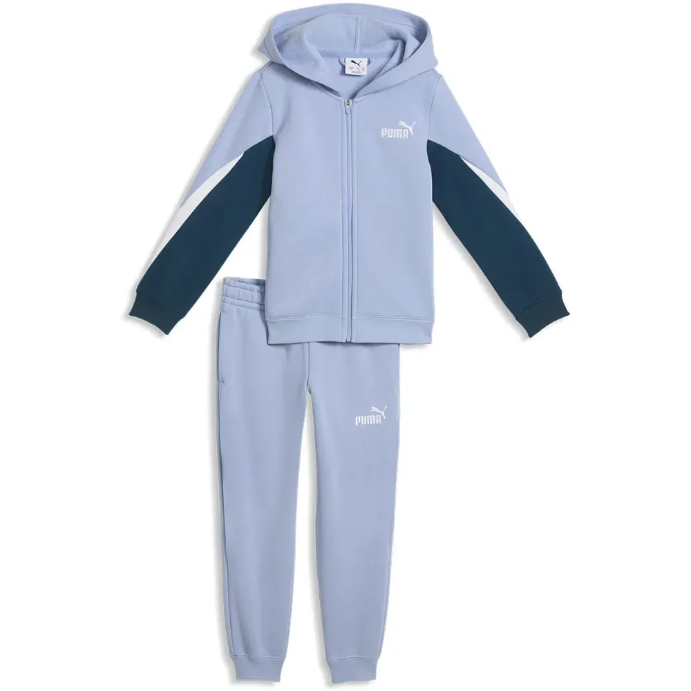 Детский спортивный костюм с капюшоном Essential Block Puma, Blue